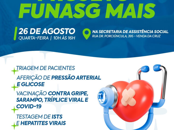 Funasg Mais terá nova edição na Secretaria de Assistência Social