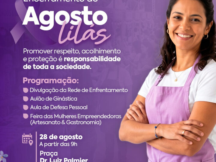 São Gonçalo prepara evento de encerramento do Agosto Lilás no Centro