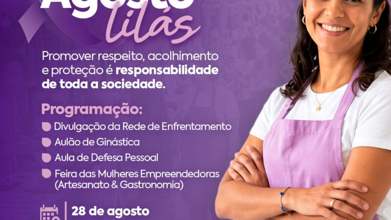 São Gonçalo prepara evento de encerramento do Agosto Lilás no Centro