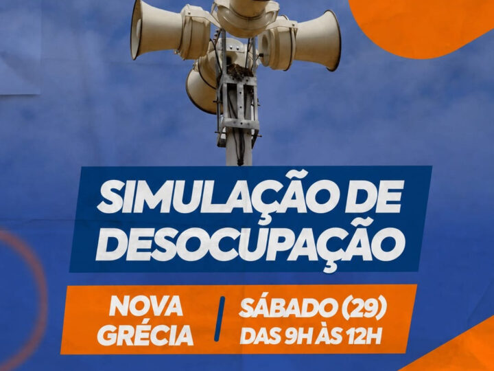 Defesa Civil realiza exercício simulado de desocupação na Nova Grécia