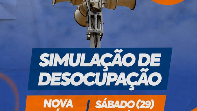 Defesa Civil realiza exercício simulado de desocupação na Nova Grécia