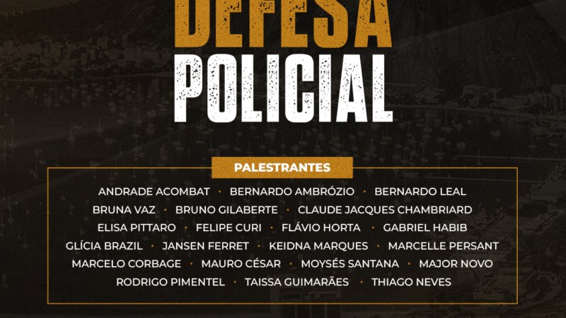 Evento reúne juristas e policiais para debater legítima defesa em operações