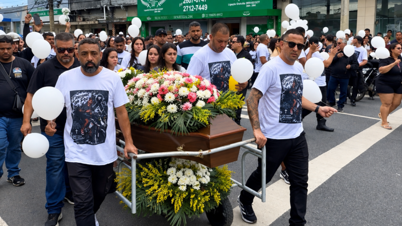 Último adeus a Danilo: jovem Morto durante abordagem policial é sepultado em São Gonçalo