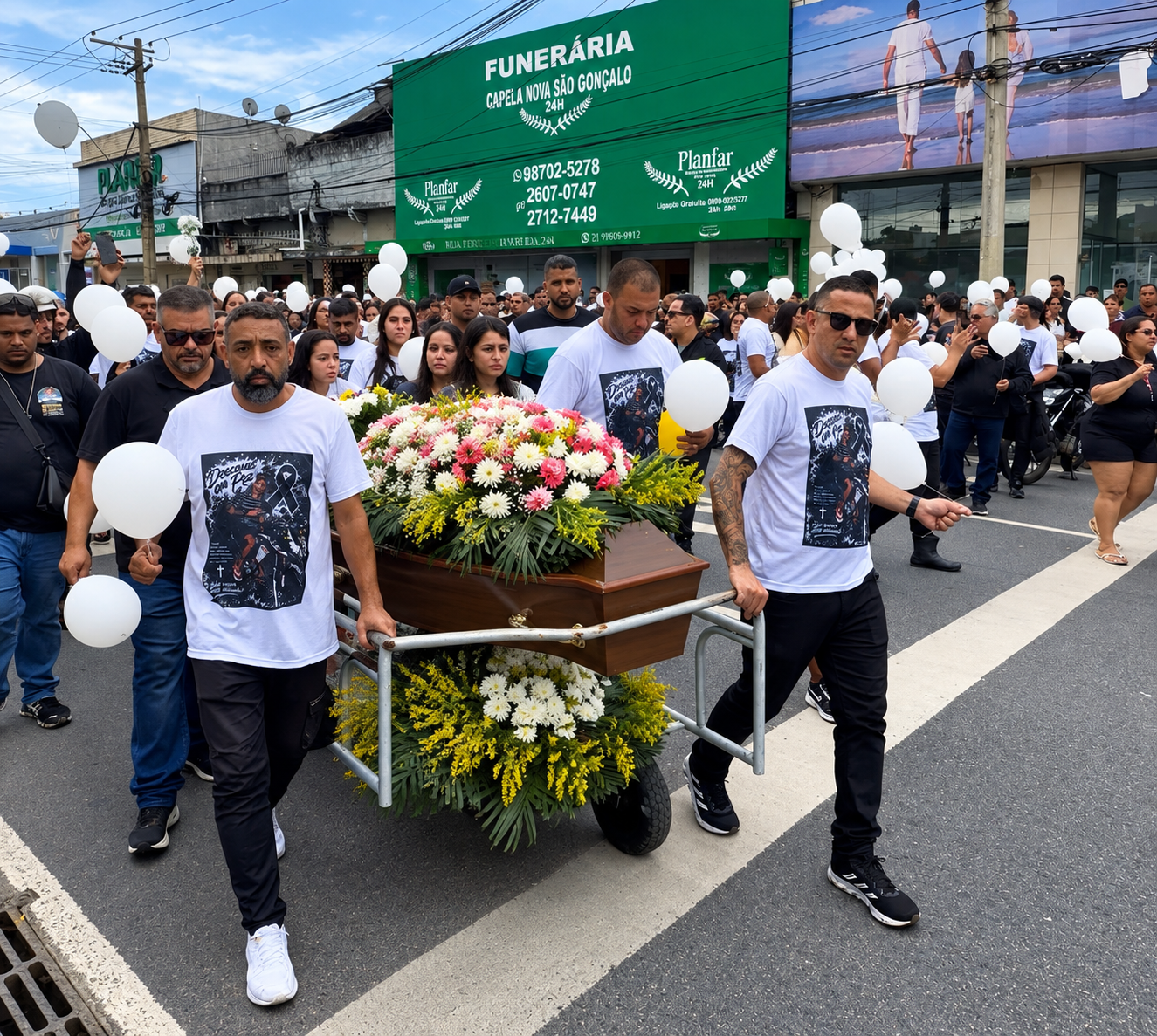 Último adeus a Danilo: jovem Morto durante abordagem policial é sepultado em São Gonçalo