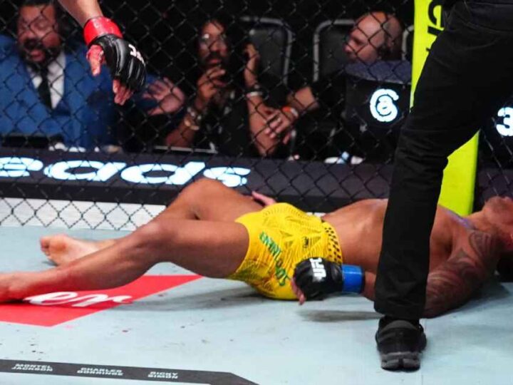 SUSTO NO UFC! BRASILEIRO APAGA APÓS QUEDA NO 5º ROUND E É LEVADO ÀS PRESSAS PARA O HOSPITAL