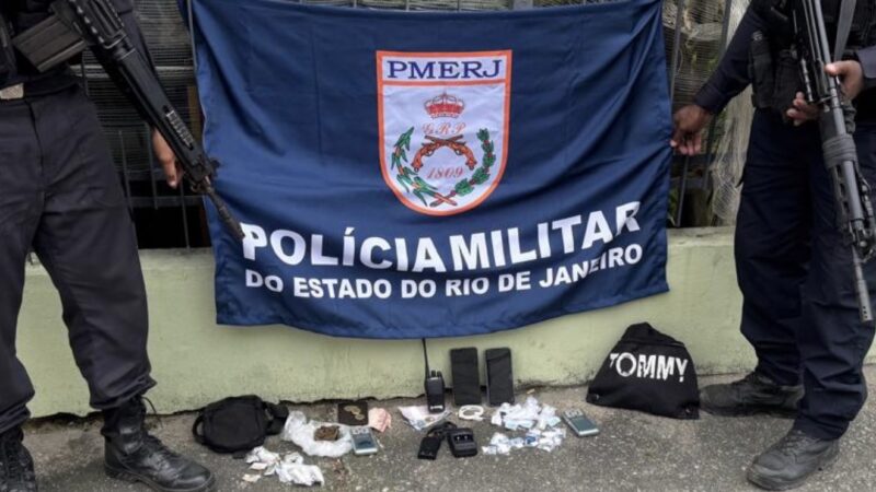 Três são presos com drogas durante ação do 12º BPM em Santa Rosa, Niterói