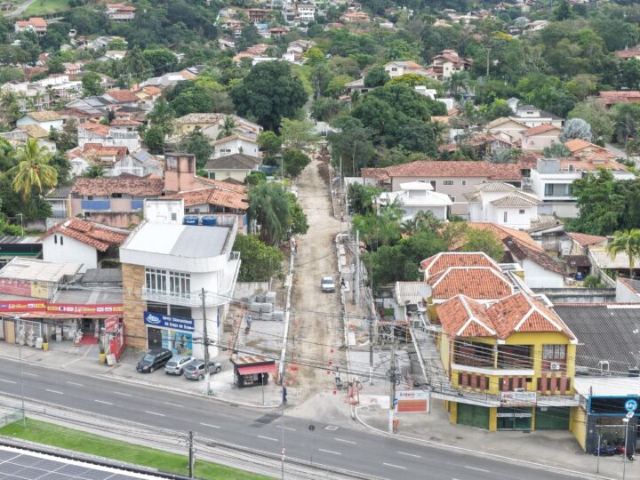 Obras de reurbanização avançam em ruas de Santo Antônio, em Niterói 