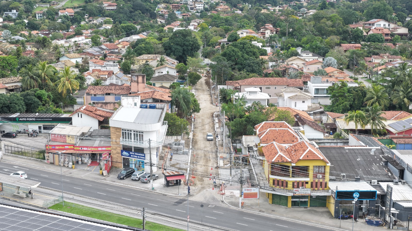 Obras de reurbanização avançam em ruas de Santo Antônio, em Niterói 