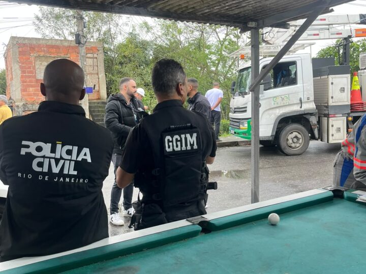 GGIM e Polícia Civil prendem dois suspeitos de furto de energia em trailers instalados irregularmente em área de proteção ambiental