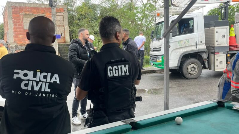 GGIM e Polícia Civil prendem dois suspeitos de furto de energia em trailers instalados irregularmente em área de proteção ambiental