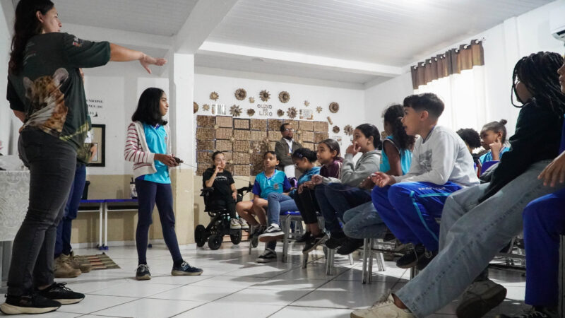 Alunos da rede municipal aprendem sobre consumo consciente no Projeto Meu Ambiente