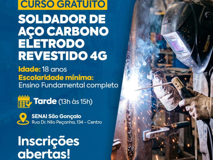 São Gonçalo abre inscrições para mais um curso profissionalizante
