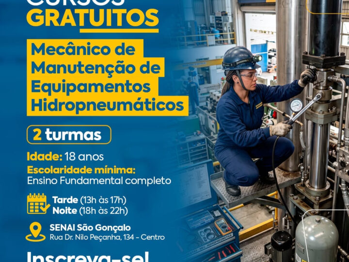 São Gonçalo oferece mais uma oportunidade de profissionalização gratuita