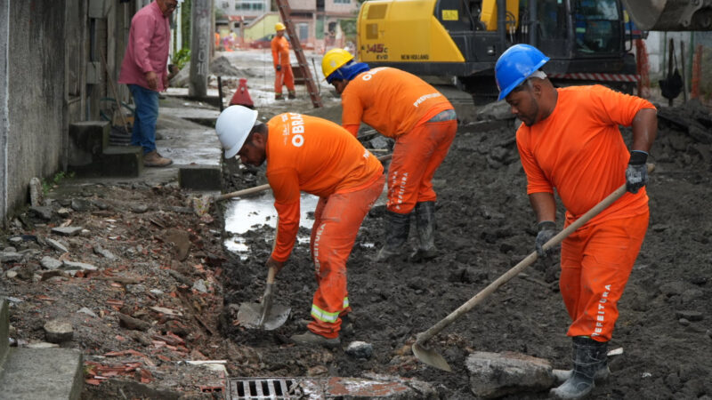 Obras de macro e microdrenagem em Neves seguem a todo vapor