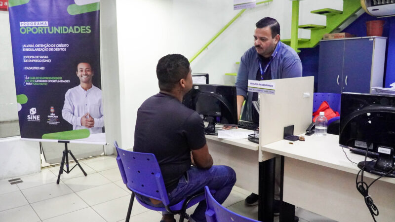São Gonçalo encaminha para vagas de emprego em serviços gerais e tecnologia