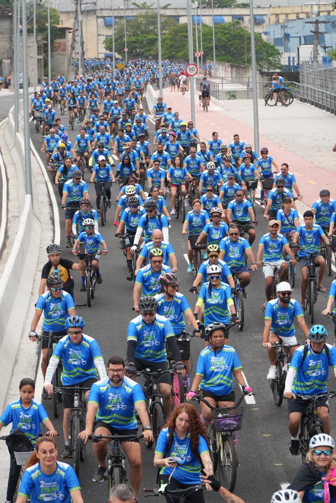 2º Passeio Ciclístico do MUVI reúne gonçalenses em manhã de esporte e lazer