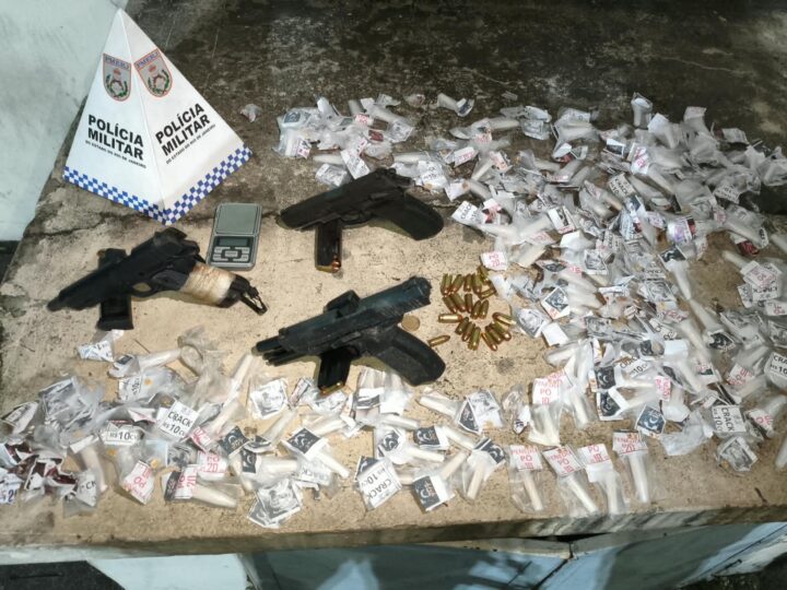 Confronto com o 35º BPM termina com três suspeitos baleados e três pistolas apreendidas em Itabora