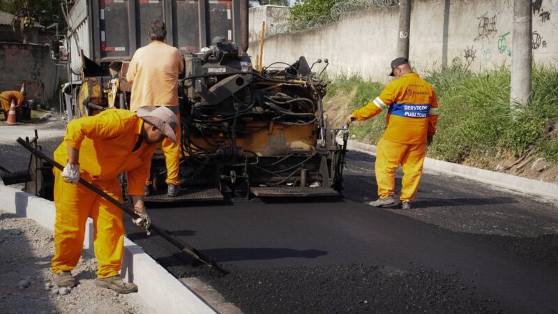 Obra de pavimentação melhora acesso ao bairro Salem