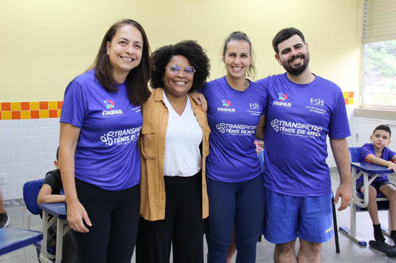 Prefeitura de Niterói e Transpetro se unem em projeto gratuito de tênis de mesa no Espaço Nova Geração 