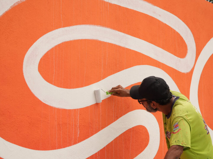 Cidade Ilustrada prepara novo painel em homenagem aos trabalhadores do MUVI