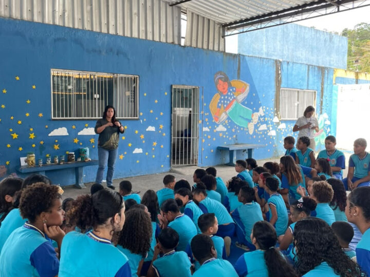 Estudo Vivo leva ações de proteção à fauna para alunos da rede municipal