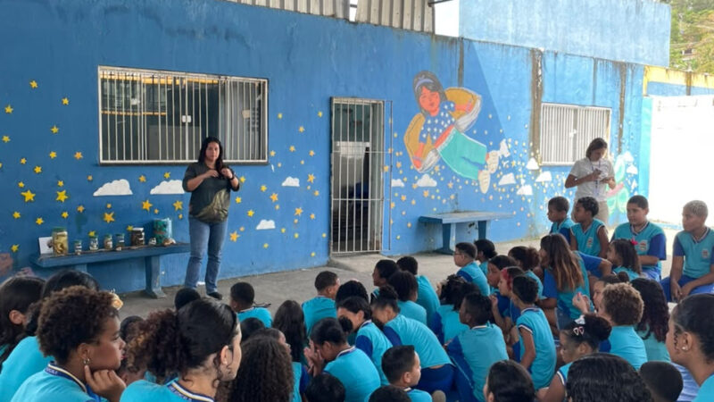 Estudo Vivo leva ações de proteção à fauna para alunos da rede municipal