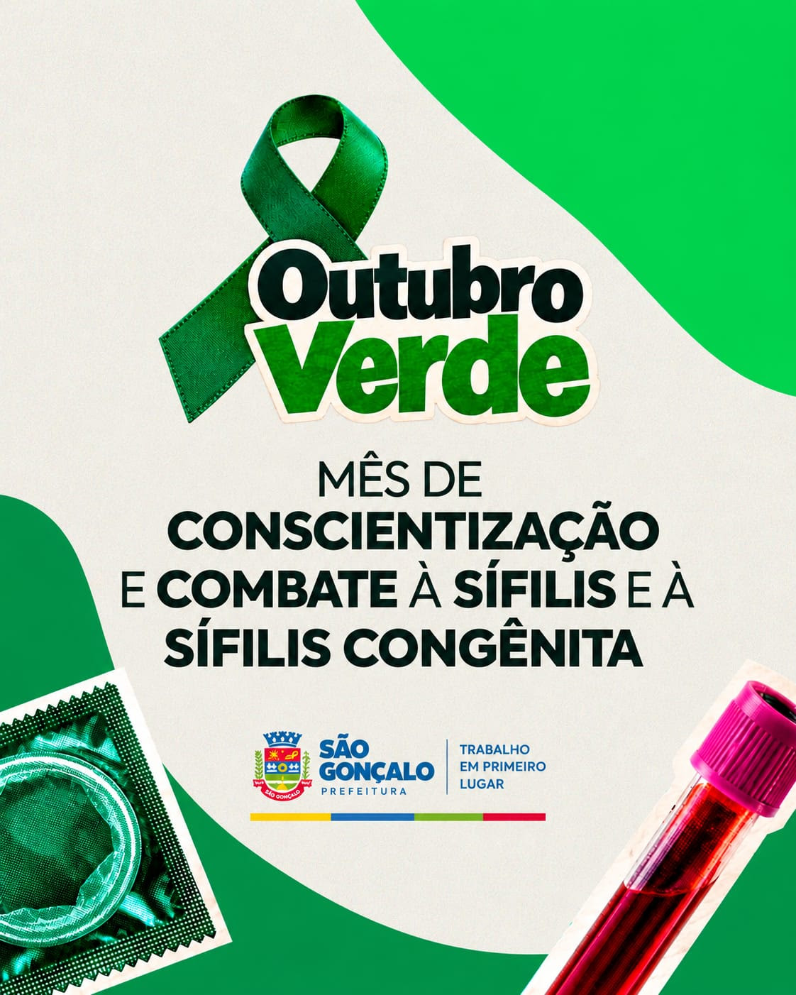Outubro Verde faz alerta para riscos da sífilis congênita