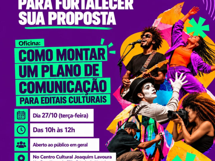 São Gonçalo oferece oficina de plano de comunicação para editais culturais