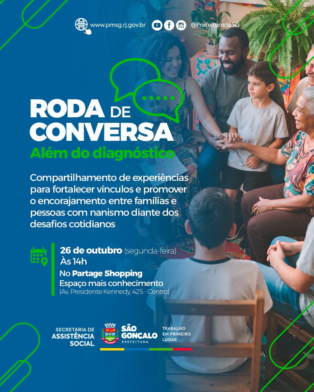 São Gonçalo promove roda de conversa sobre os desafios do nanismo