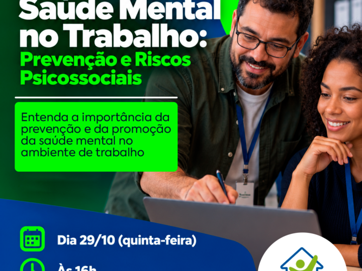 Funasg inscreve para palestra sobre saúde mental no trabalho